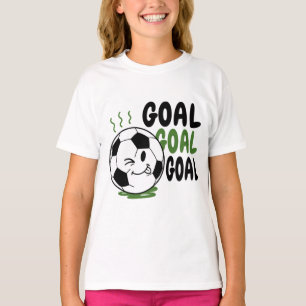 Funny soccer ball, soccer goal T-Shirt