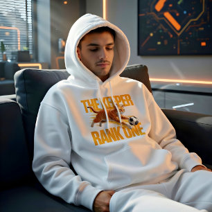 Funny Soccer Cat - Cute Gift for Sports Lovers Hoodie