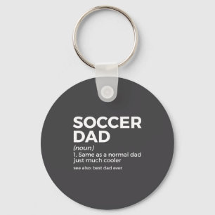 Funny Soccer Dad Definition For Mens Soccer Playe  Key Ring