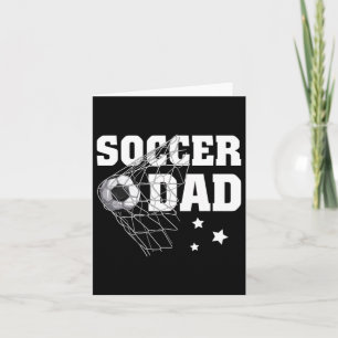 Funny Soccer Dad Gift For Sport Lover Fathers Day Card