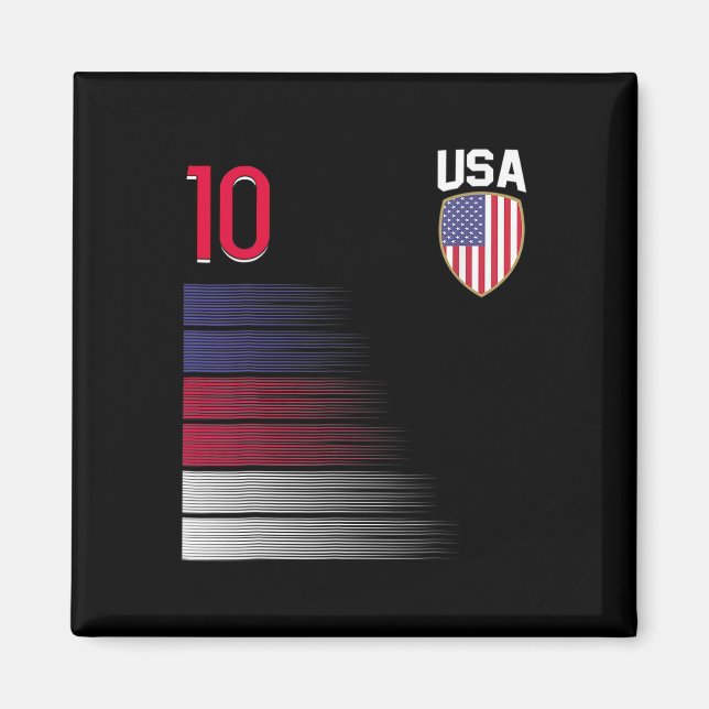 Funny Soccer Donut  Magnet (Front)