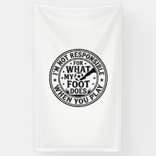 Funny Soccer Foot Warning Vintage Shirt Design_1 Banner