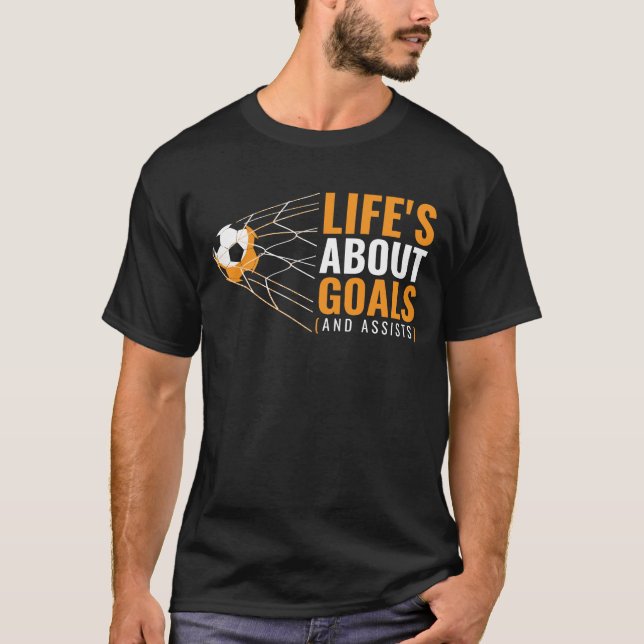 Funny Soccer Gift for Soccer players, fans and T-Shirt (Front)
