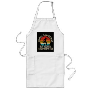 Funny Soccer Is Importanter Quote Back To School Long Apron