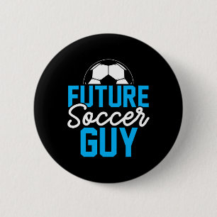 Funny Soccer Lover Birthday Graphic Boys Men Kids 6 Cm Round Badge