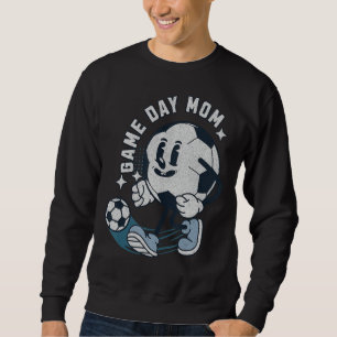 Funny Soccer Mum Game Day Mum Player Scoring Goals Sweatshirt