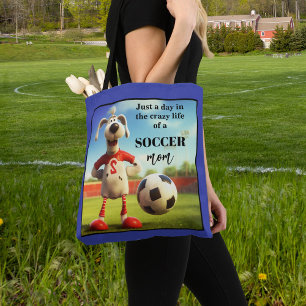 Funny Soccer Mum Tote Bag