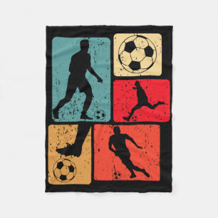 Funny Soccer Player Byll Game Enthousiast Boys Soc Fleece Blanket