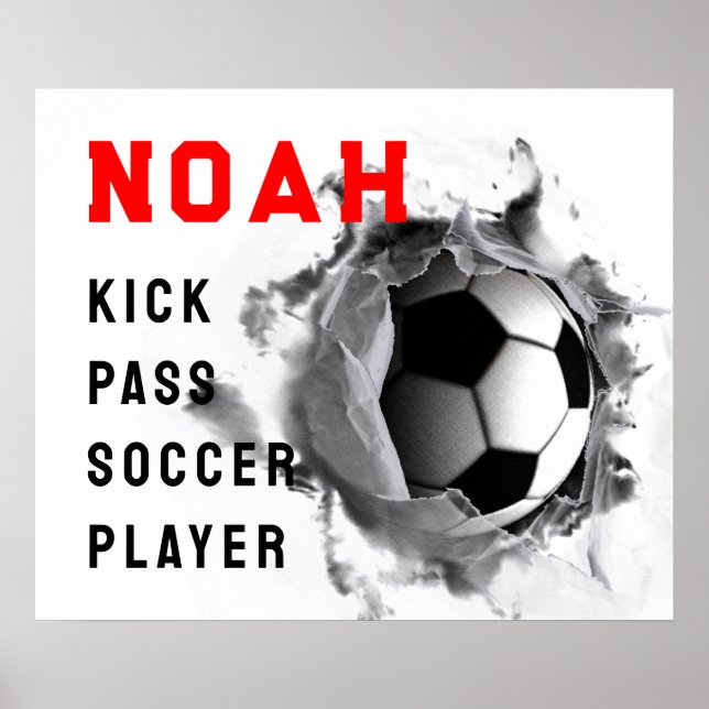 Funny Soccer Poster (Front)