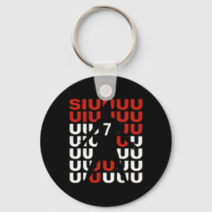 Funny Soccer Present For Soccer Lovers Fan Kid's B Key Ring