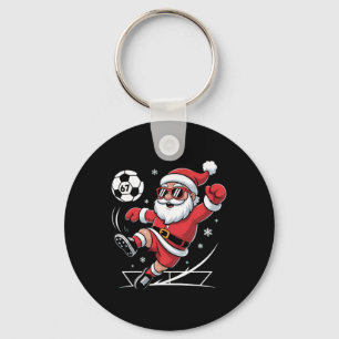Funny Soccer Santa 67 Meme Christmas Xmas Pajamas  Key Ring