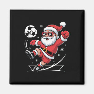 Funny Soccer Santa 67 Meme Christmas Xmas Pajamas  Magnet
