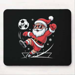 Funny Soccer Santa 67 Meme Christmas Xmas Pajamas Mouse Pad