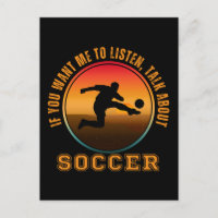 Funny Soccer Saying Vintage Silhouette Player