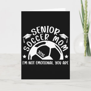 Funny Soccer Senior Mom 2026 Soccer Senior Mother  Card