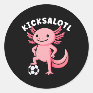 Funny Soccer Shirt Youth Kids Boys Girls Soccer Pl Classic Round Sticker
