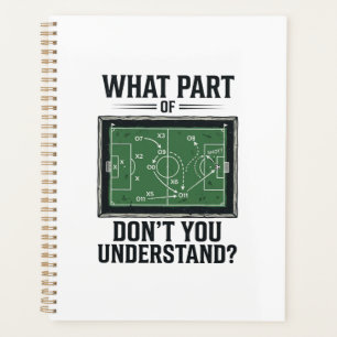 Funny Soccer Tactics Coach Vintage Shirt Design_1 Planner