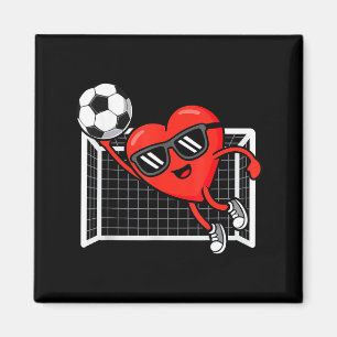 Funny Soccer Valentines Day Heart Boys Mens Sports Magnet