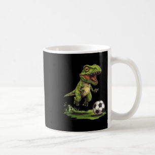 Funny Soccer With Juric Dinosaur Outfit Coffee Mug