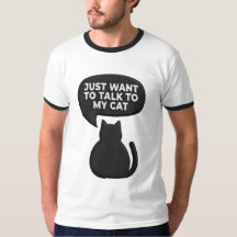 Funny Social Anxiety Cat Shirt | Sarcastic Cat Dad