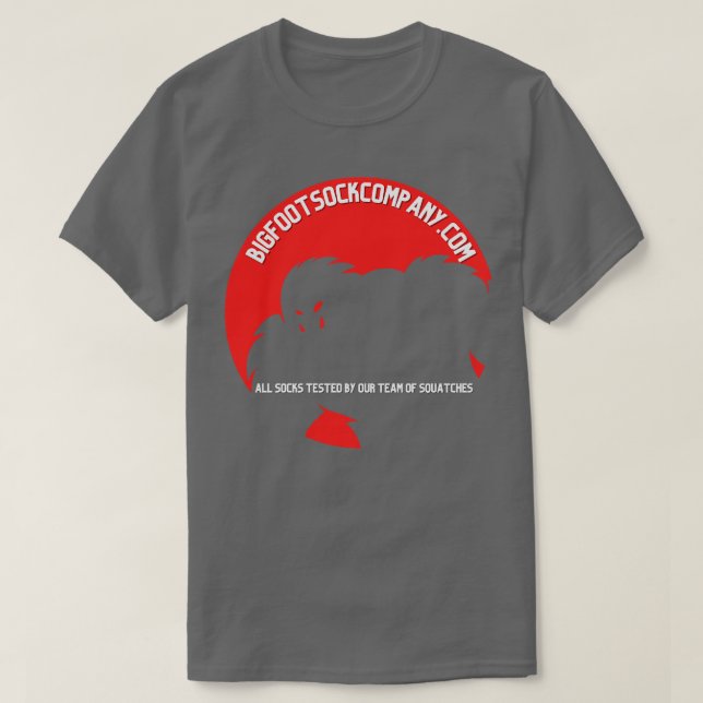 Funny Sock Company Design T-Shirt (Design Front)