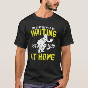 Funny Softball Catcher Brother Softball Catcher Br T-Shirt