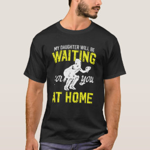 Funny Softball Catcher Dad Softball Catcher Father T-Shirt