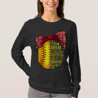 Funny Softball Gift Mum Women Pitcher Catcher Girl