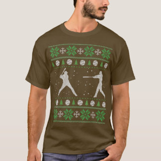 Funny Softball Player Ugly Christmas Sweater