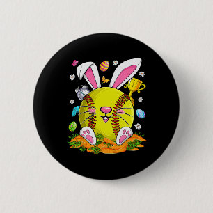 Funny Softll And Bunny Face Eggs Happy Easter Day 6 Cm Round Badge