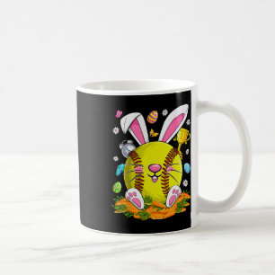 Funny Softll And Bunny Face Eggs Happy Easter Day Coffee Mug