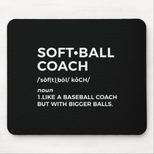 Funny Softll Coach Gift - Softll Coach Mouse Pad