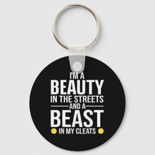 Funny Softll Design For Women Girls Softll Team Pl Key Ring