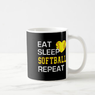 Funny Softll Eat Sleep Softll Repeat For Girls Sof Coffee Mug