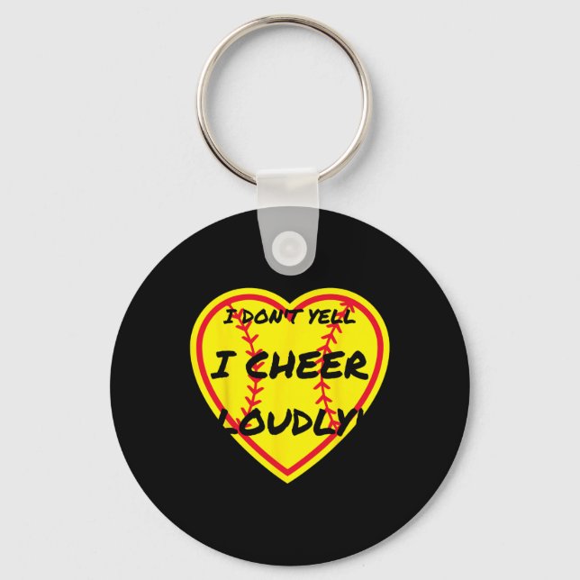 Funny Softll Mom  Key Ring (Front)