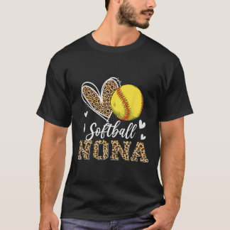 Funny Softll Nona Leopard Nona Softll Player  T-Shirt