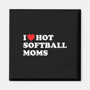 Funny Softll Shirt I Love Hot Softll Moms Magnet