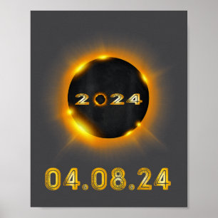 Funny Solar Eclipse 04 08 24 Poster