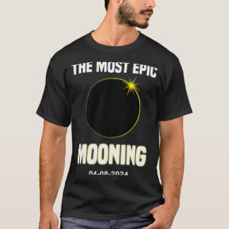 Funny Solar Eclipse Mooning 04 08 T-Shirt