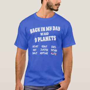 Funny Solar System, 9 Planets T-Shirt