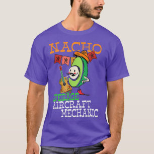 Funny Sombrero on Avocado Nacho Average Aircraft M T-Shirt