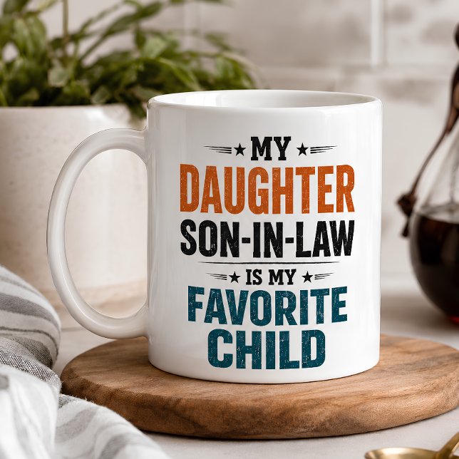 Funny Son in Law Favourite Child Coffee Mug (Creator Uploaded)