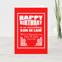 funny son in law happy birthday wish