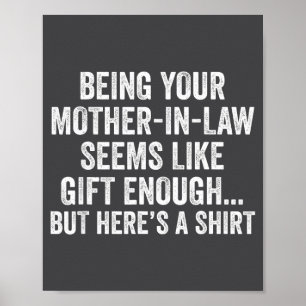 Funny Son In Law Sarcastic Humor Quote From Mother Poster