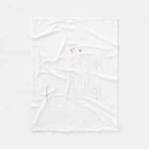 Funny Sorry I Can't I Have Rehearsal  Fleece Blanket