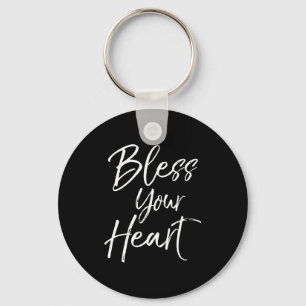 Funny Southern Christian Saying Quote Gift Bless Y Key Ring