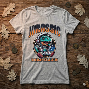 Funny Space Dinosaur Alien Astronaut T-Shirt