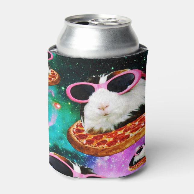 Funny space guinea pig can cooler (Can Front)