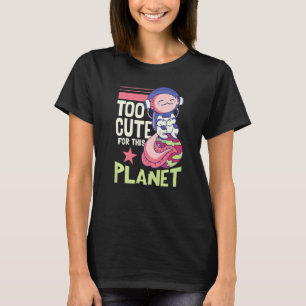 Funny Space Kids Astronaut Costume Premium T-Shirt