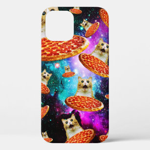 Funny space pizza cat Case-Mate iPhone case